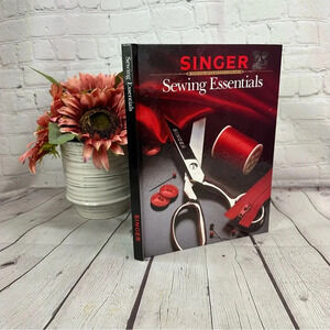 vintage 1984 singer sewing essentials book seamstress tailor fashion design